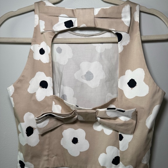 Kate Spade New York Faye floral bow in the back A-line party‎ dress 4 $398 - Picture 5 of 10